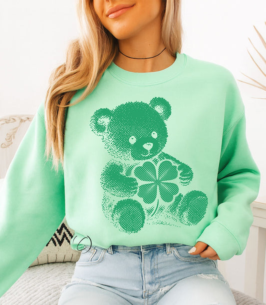 Vintage Dot St. Patrick's Teddy Sweatshirt