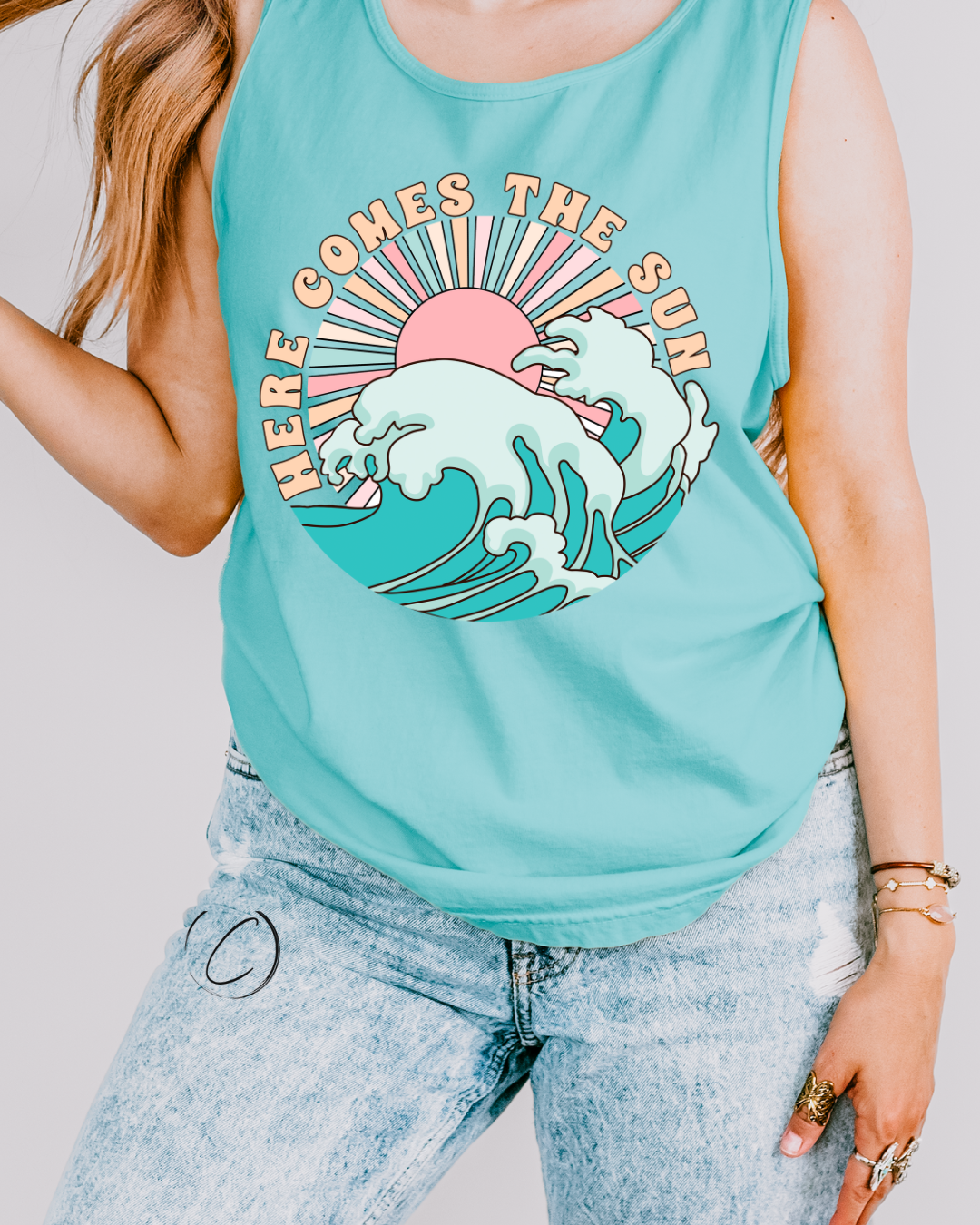 Here Comes The Sun Graphic Tank Top