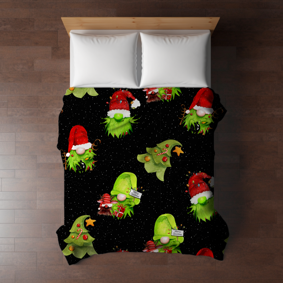 Blanket - Christmas - Green Gnome - PREORDER