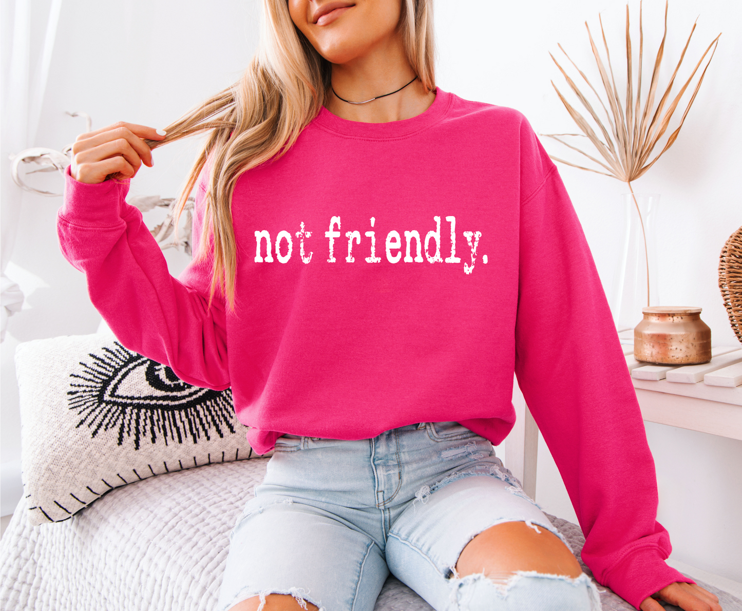 Not Friendly Sweatshirt