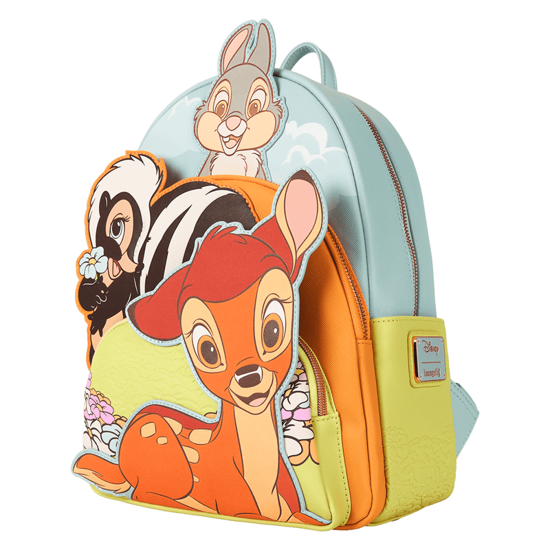 Loungefly Disney Bambi & Friends Triple Pocket Mini Backpack