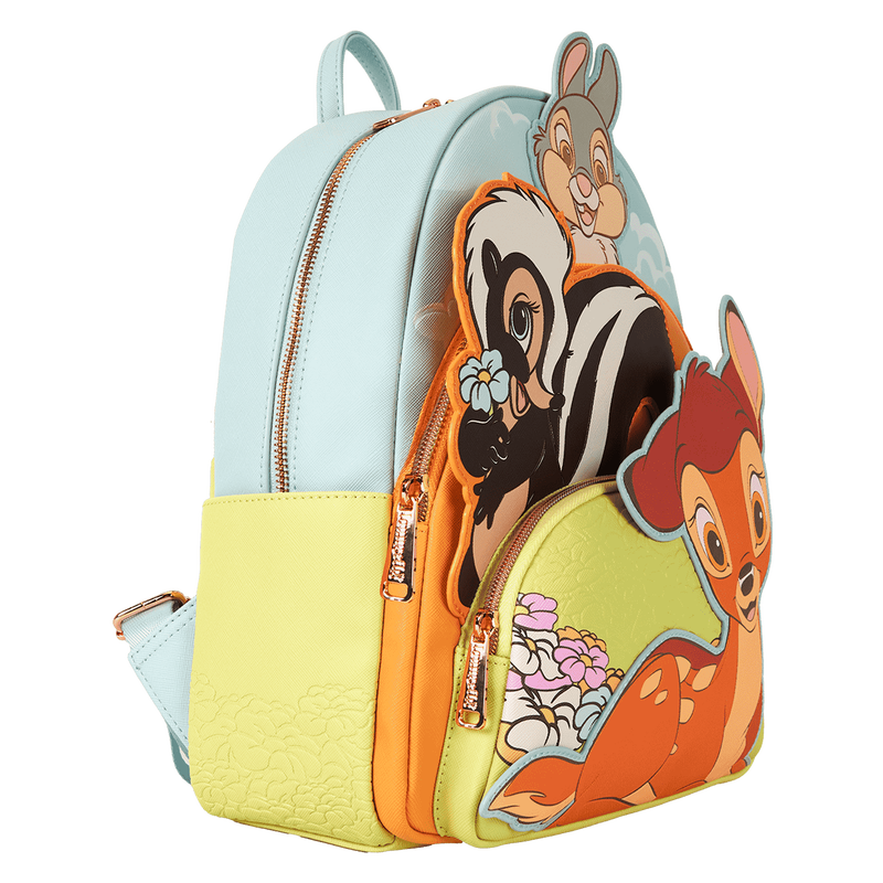 Loungefly Disney Bambi & Friends Triple Pocket Mini Backpack