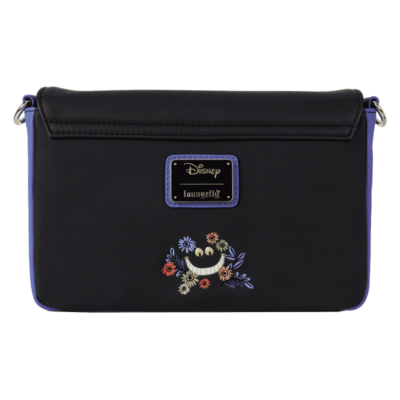 Loungefly Disney Alice in Wonderland Cheshire Cat Tulgey Wood Crossbody Bag