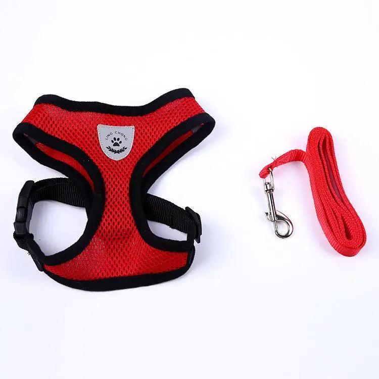 Adjustable Dog Harness No-Pull Pet Harness Soft Padded Dog Vest Reflective No-Choke Pet Vest With Easy Control Handle
