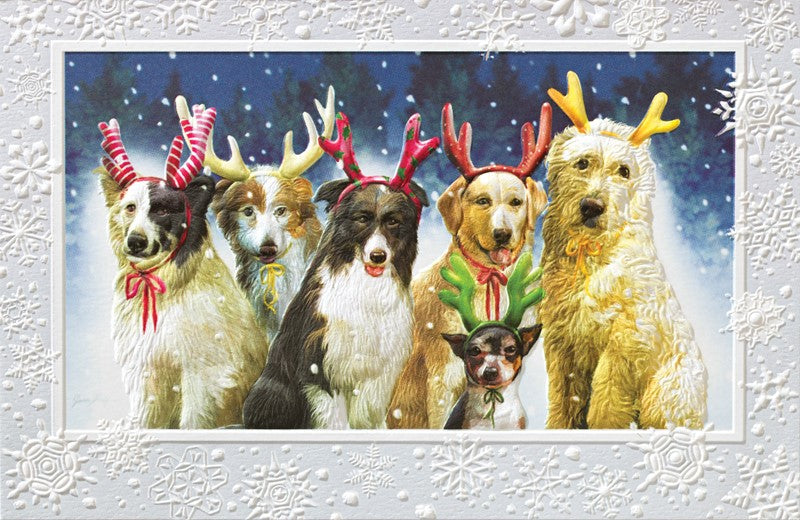 Reindeer Games Boxed Christmas Cards