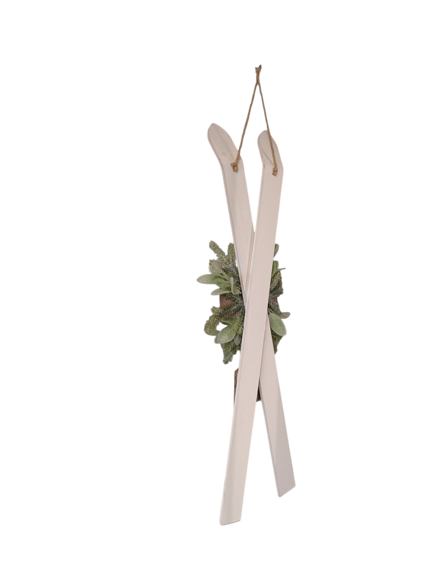 Ski Holiday Countdown Calendar with Festive Florals - Cream