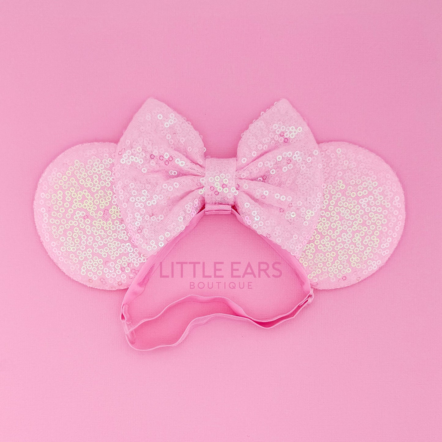 All Pastel Pink Elastic Ears