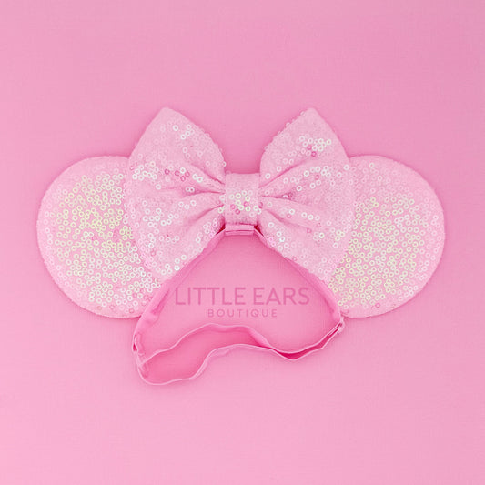 All Pastel Pink Elastic Ears