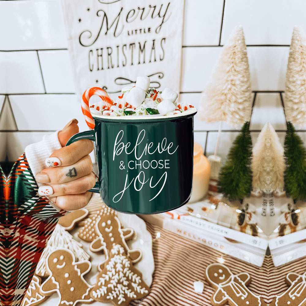 Believe & Joy Mug