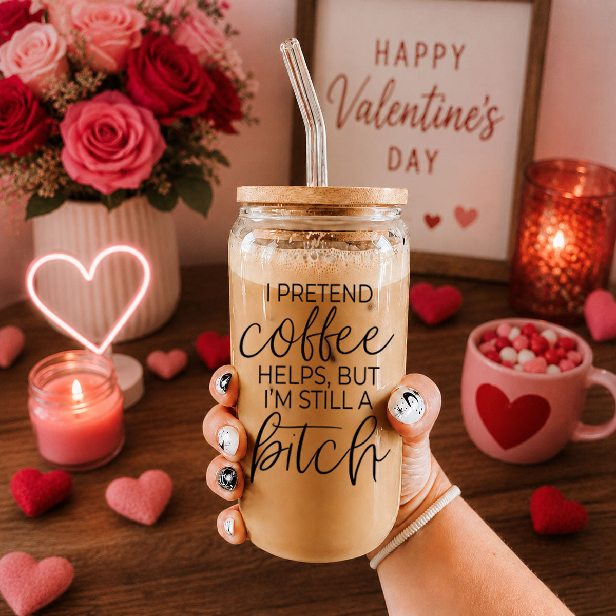 Valentines Glass Cup
Valentines Tumbler
Valentines Coffee Mug
Valentines Day Tumbler
Valentine’s Day Coffee Mug
Valentines Cups with Lids
Valentines Glass and metal
Valentines Mug Set