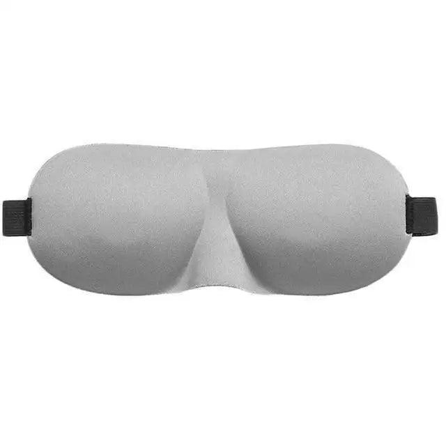 Black 3D Sleep Natural Sleeping Mask Eye Adjustable Strap Eye Mask Cover Portable Travel Blindfold Comfortable Mask For Sleeping