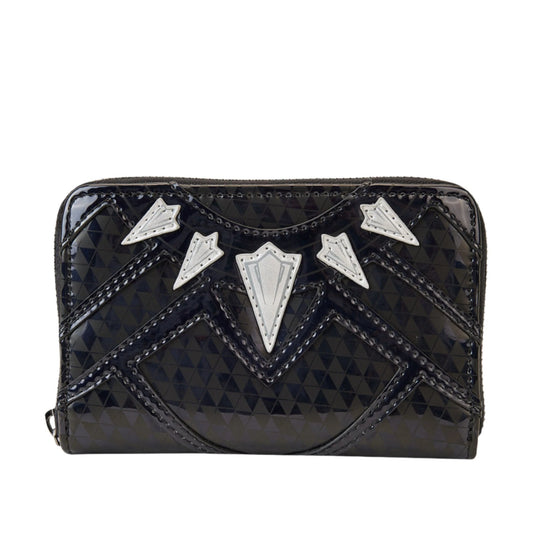 Black Panther (Marvel) Metallic Cosplay Zip-Around Wallet by Loungefly