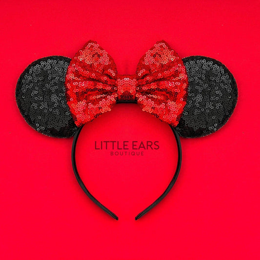 Black & Red Mickey Ears