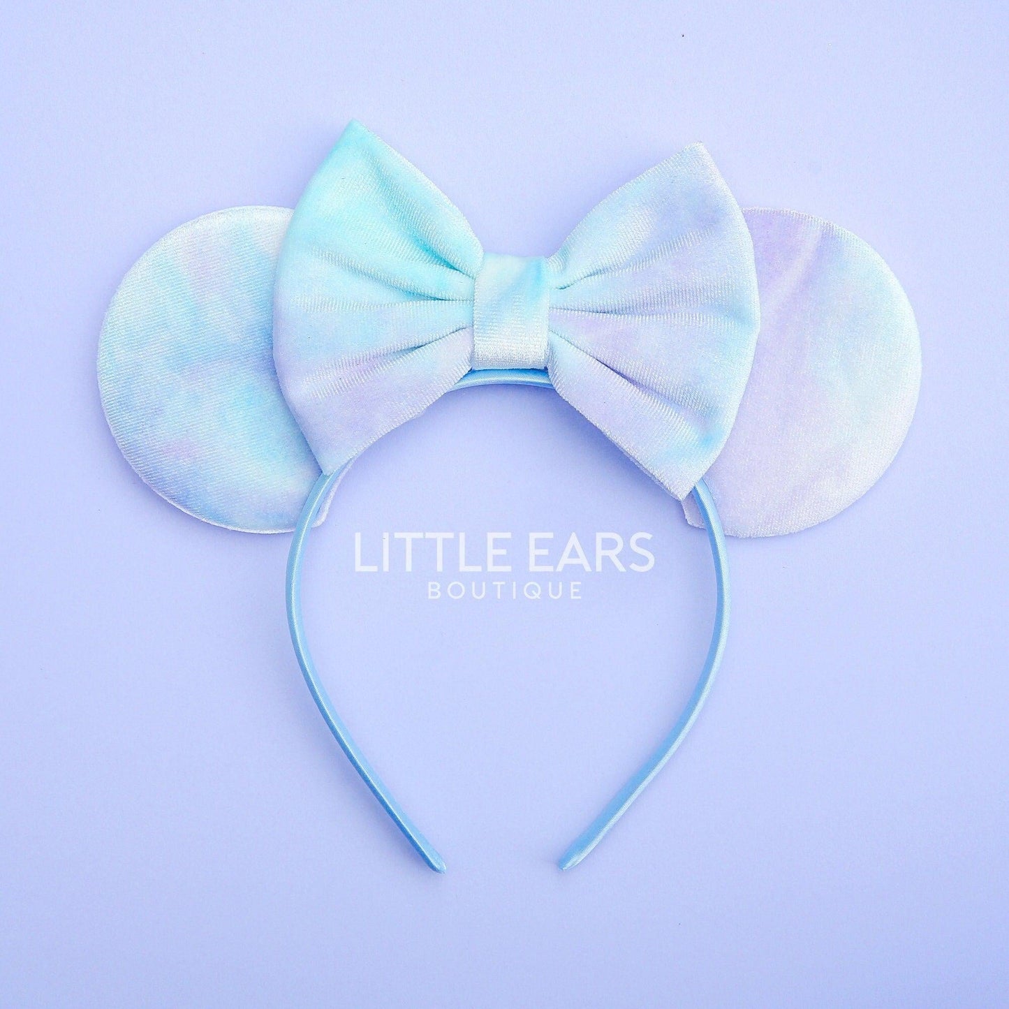Blue Tie Dye Mickey Ears
