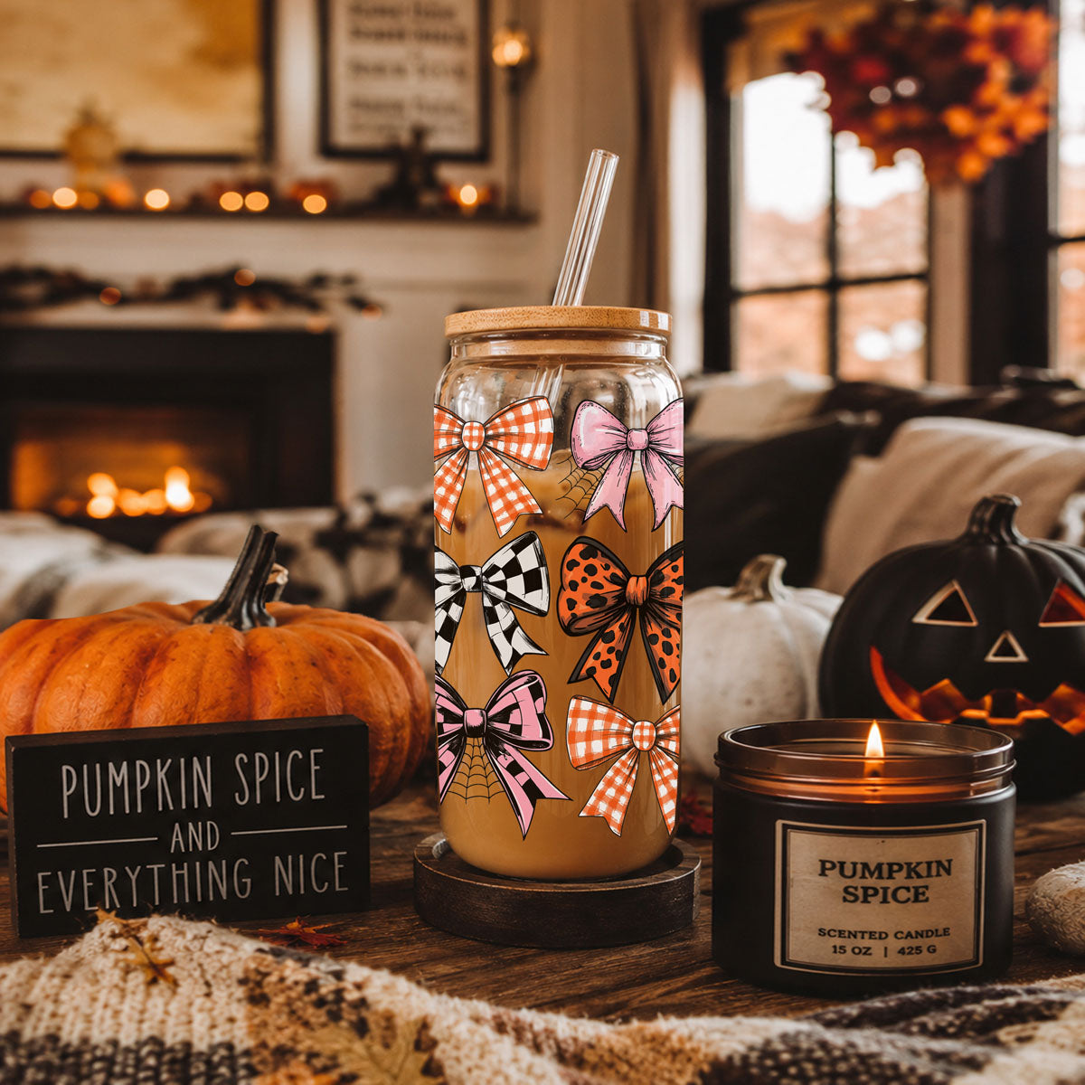 Fall Bows 20oz