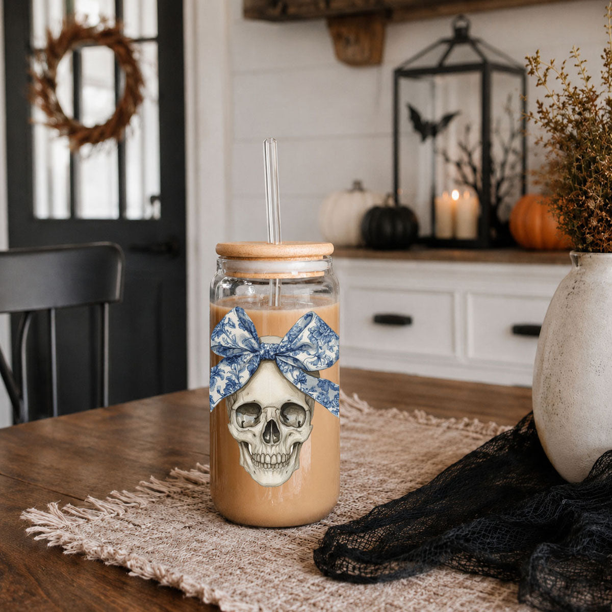 Bow Skull 20oz