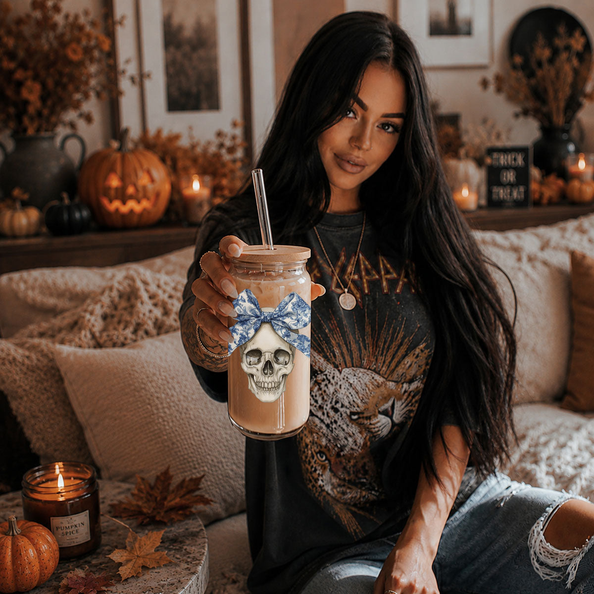 Bow Skull 20oz