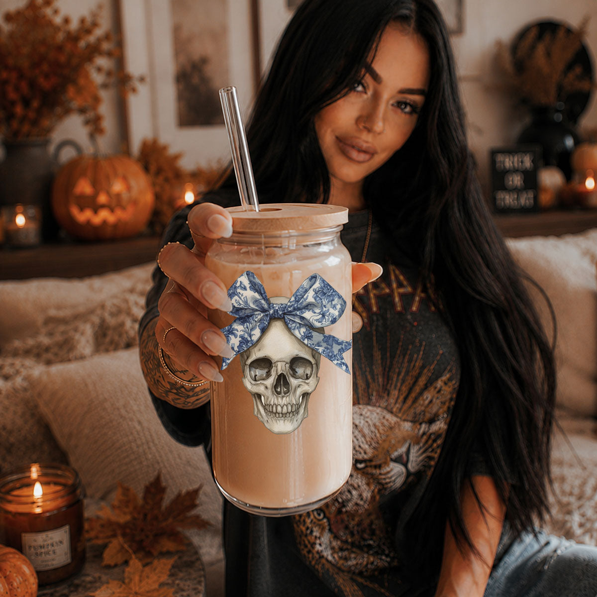 Bow Skull 20oz