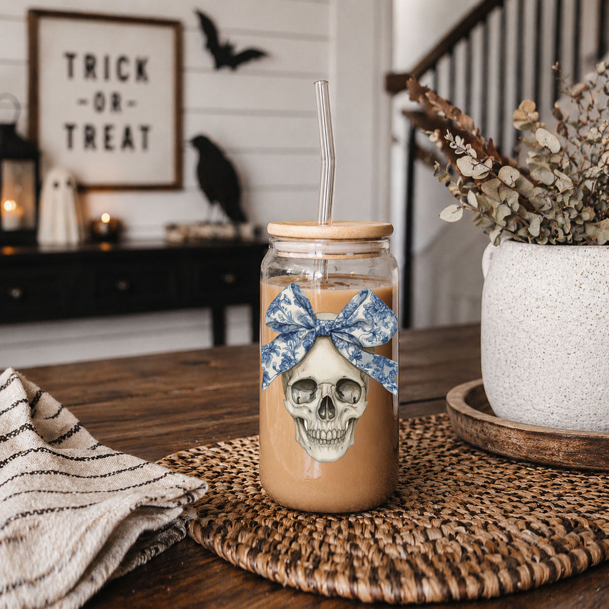Bow Skull 20oz