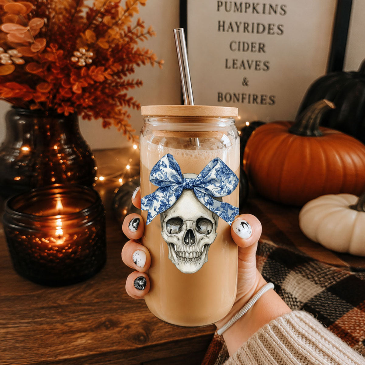 Bow Skull 20oz
