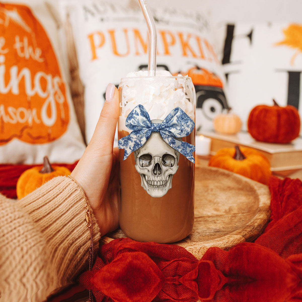 Bow Skull 20oz