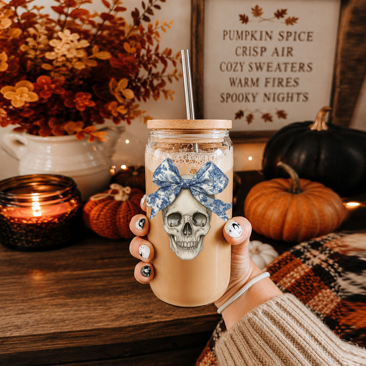 Bow Skull 20oz