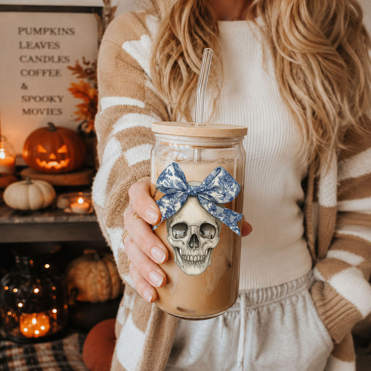 Bow Skull 20oz