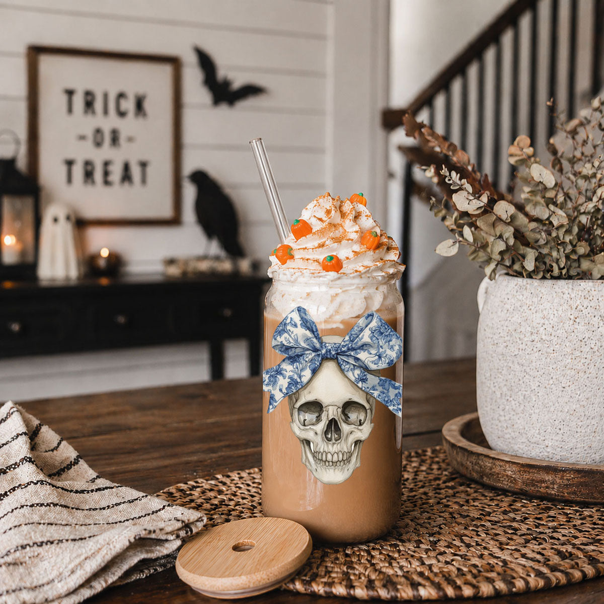 Bow Skull 20oz
