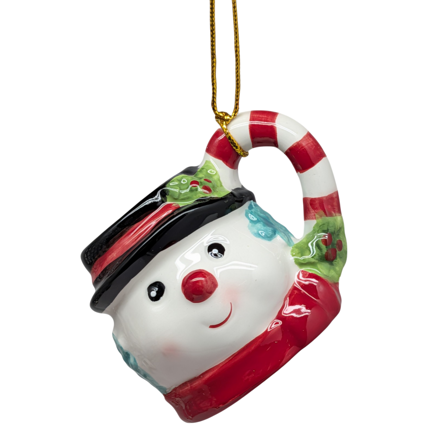 Holiday Icon Mug Ornament - Snowman