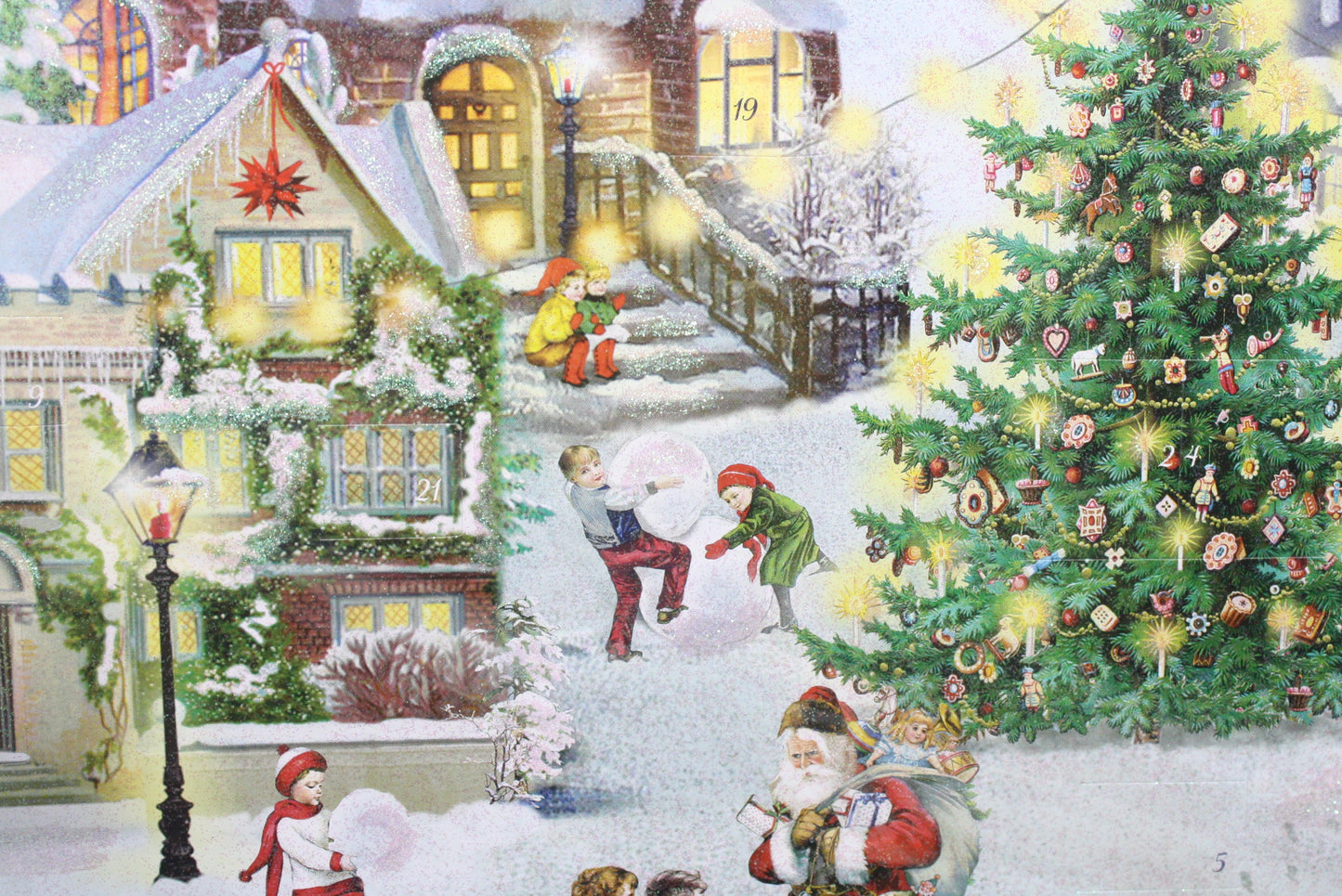 Village on the Hill - Wall Advent Calendar