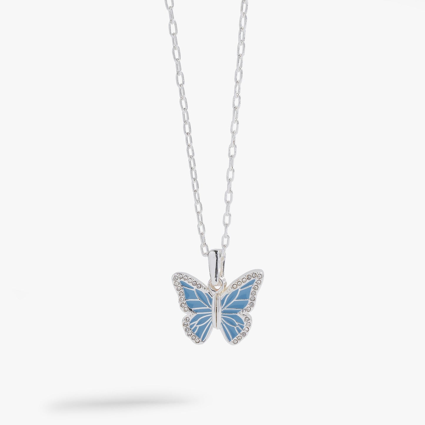Butterfly 'Embrace Change' Mantra Necklace