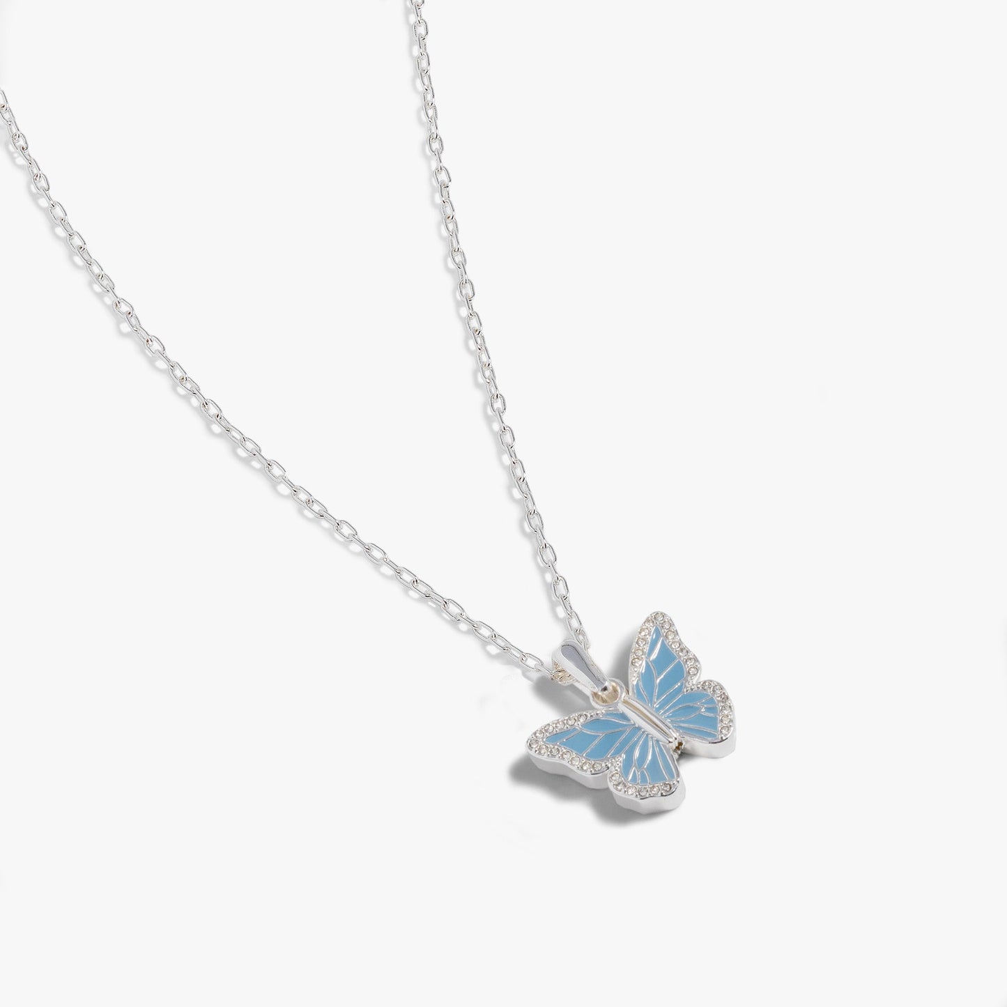 Butterfly 'Embrace Change' Mantra Necklace