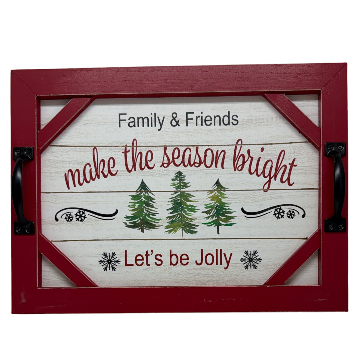Wood Christmas Tree Farm Tray / Sign