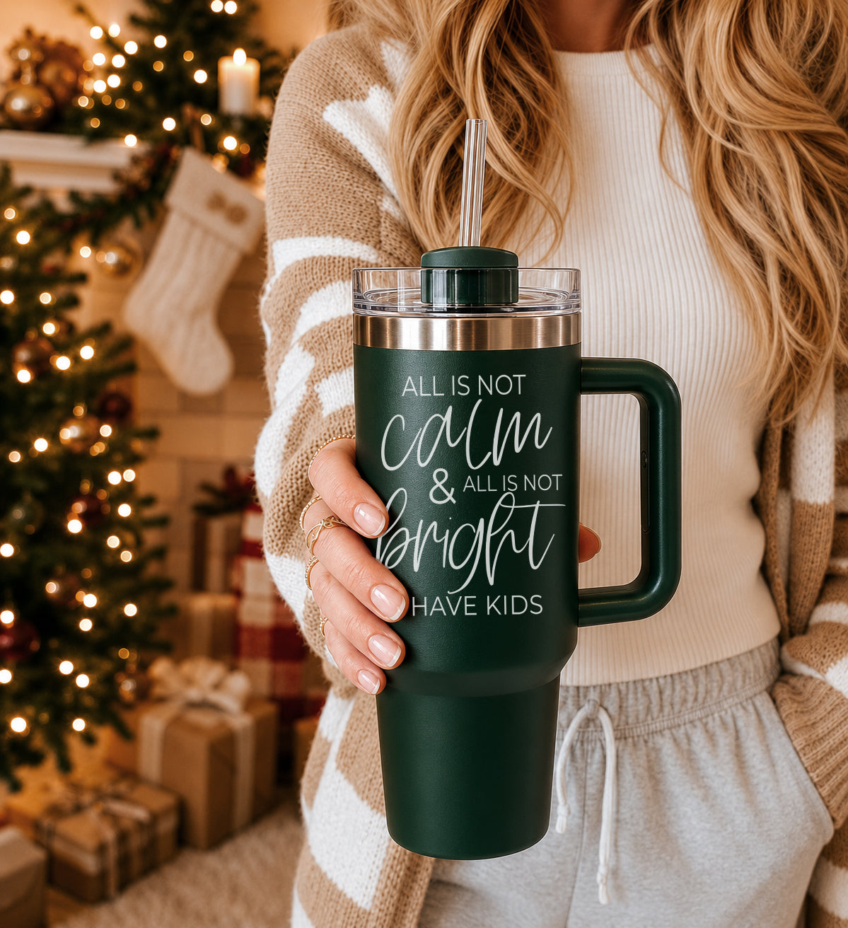 green tumbler 2026
Christmas morning mom tumbler 40oz - all is not calm and all is not bright I have kids
Holiday coffee tumbler for moms - all is not calm all is not bright I have kids
Red and green Christmas mom tumbler 40oz with all is not calm and all is not bright saying