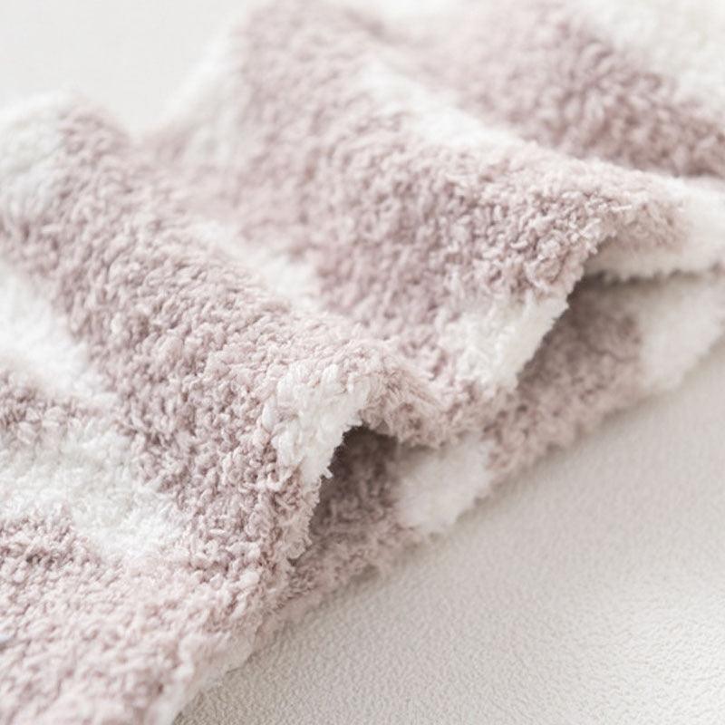 Candy Warm Lady Heart Cute Winter Kawaii Thick Casual Women Socks Fuzzy Fluffy Terry Warm Socks Short Cute Cotton Socks Winter Socks Short Socks For Men And Women