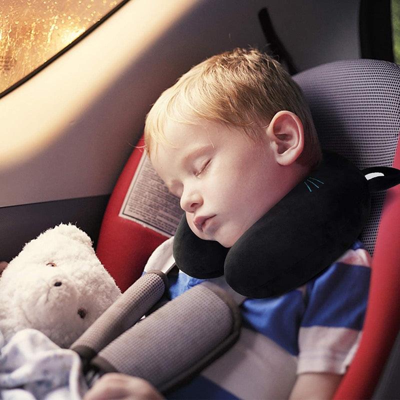 Cartoon Kids U-shaped Pillow Plush Neck Pillow Nap Pillow Lunch Break Pillow Cervical Pillow Travel Pillows Multi-Color Cartoon U Shaped Neck Pillow Comfortable Travel Pillow Inflatable Pillow Neck Pillow Lightweight Soft Pillows Comfortable for Children