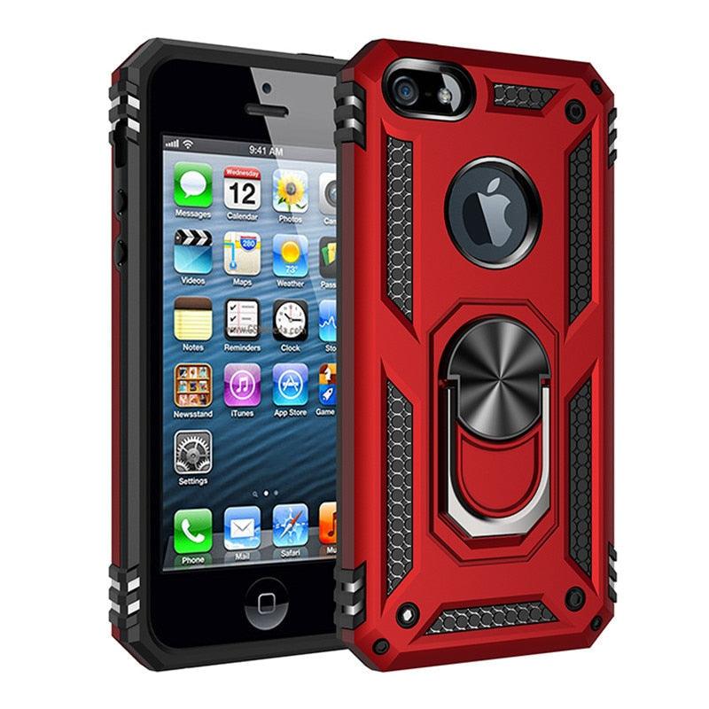 Cases With Ring for iPhone Slim Silicone Hard Cover Shock Absorption Lightweight Thin Case For iPhone 13 Pro Max 12 11 Case Magnet Ring Cover For iPhone Silicone Cover