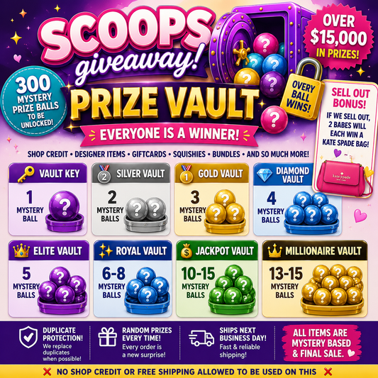 🍦 SCOOPS GIVEAWAY – Unlock Over $15,000 in Prizes! 🔐