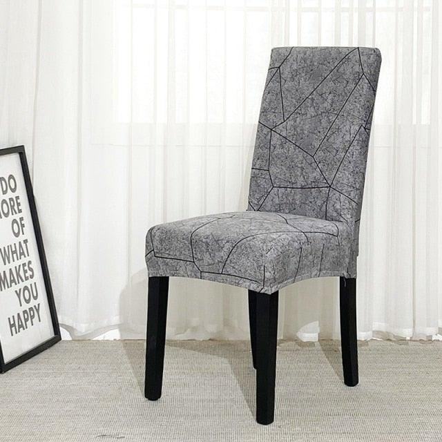 Chair Covers For Dining Room Stretch Spandex Removable Washable Anti-dust Seat Slipcover Multicolor  Chair covers  Chair Covers For Dining Room With Printed Patterns Easy Slip-on Stretchy Dining Room Chair Covers