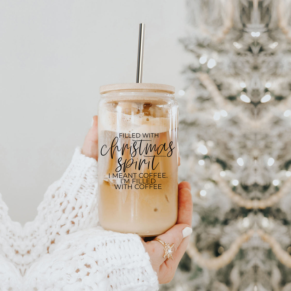 cute Christmas coffee cup gift for her
funny Christmas gift for coffee lover
Christmas tumbler gift for women