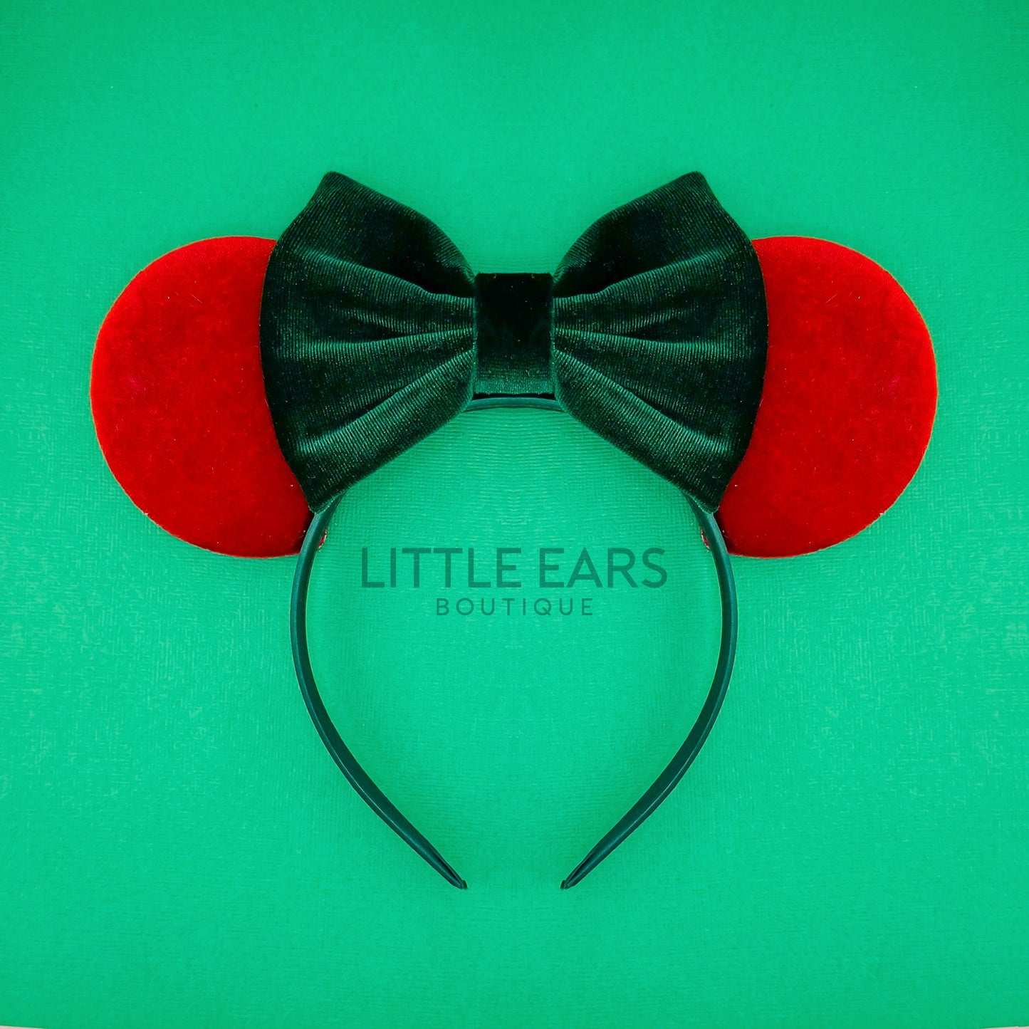 Christmas Velvet Mickey Ears
