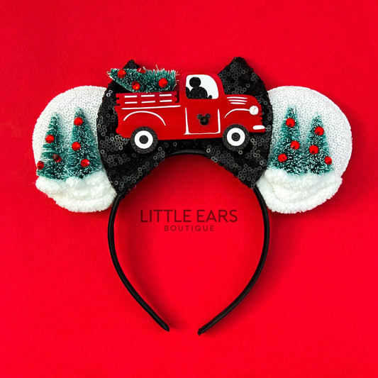 Christmas Truck Mickey Ears