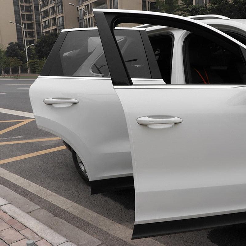 Clear Transparent Protective Film Car Door Edge Car Body Adhesive Strip Car Scratch Protector Auto Paint Anti Scratch Protection Sticker Nano Tape Car Door Edge Guard Clear Universal Door Sill Guard Car Door Trim Edge Guard Protection Film Anti-Collision