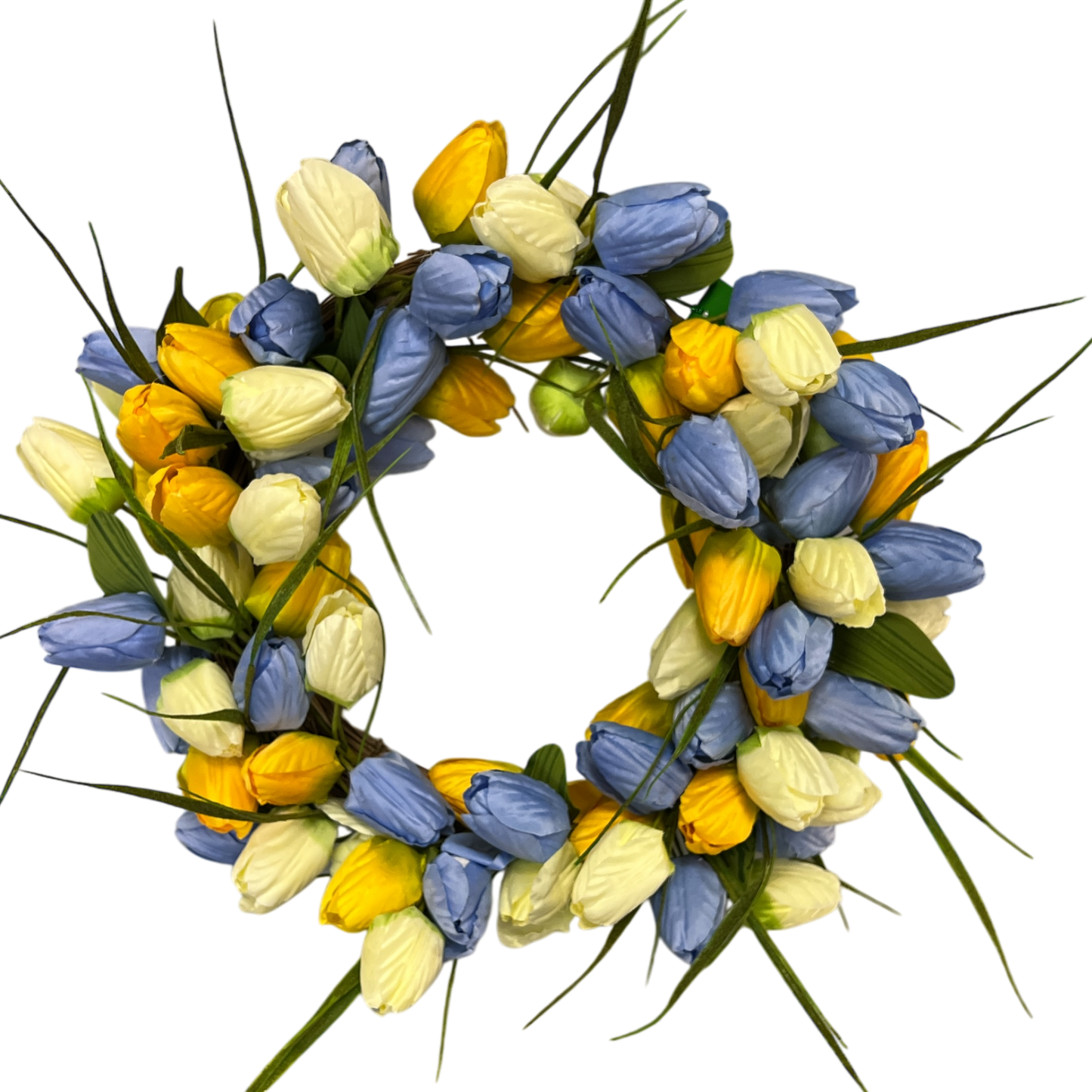 Multi Color  Tulip Wreath