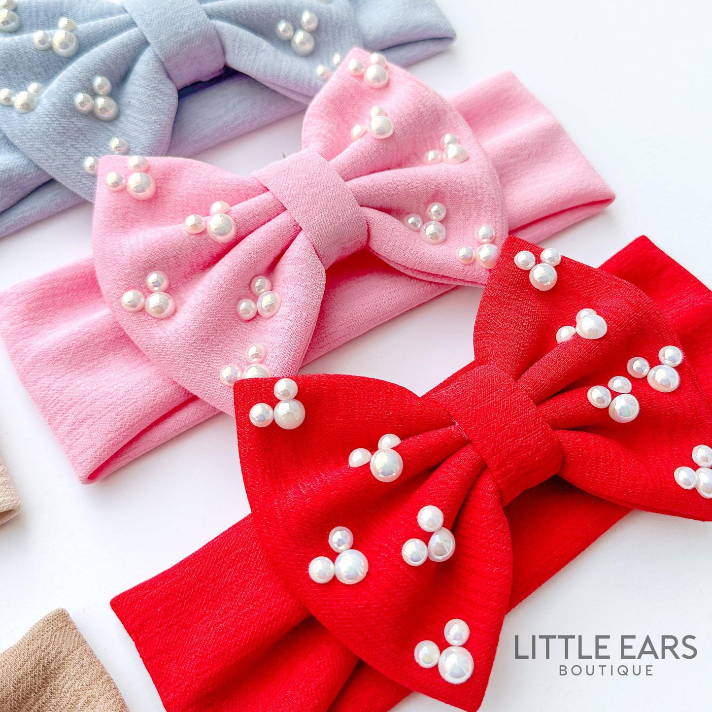 Cotton Baby Bow Headband