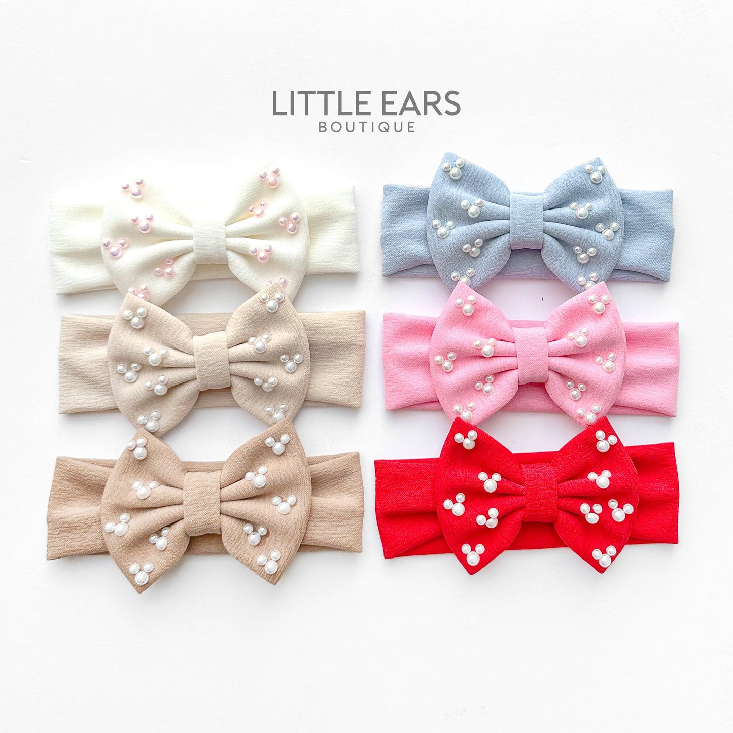 Cotton Baby Bow Headband