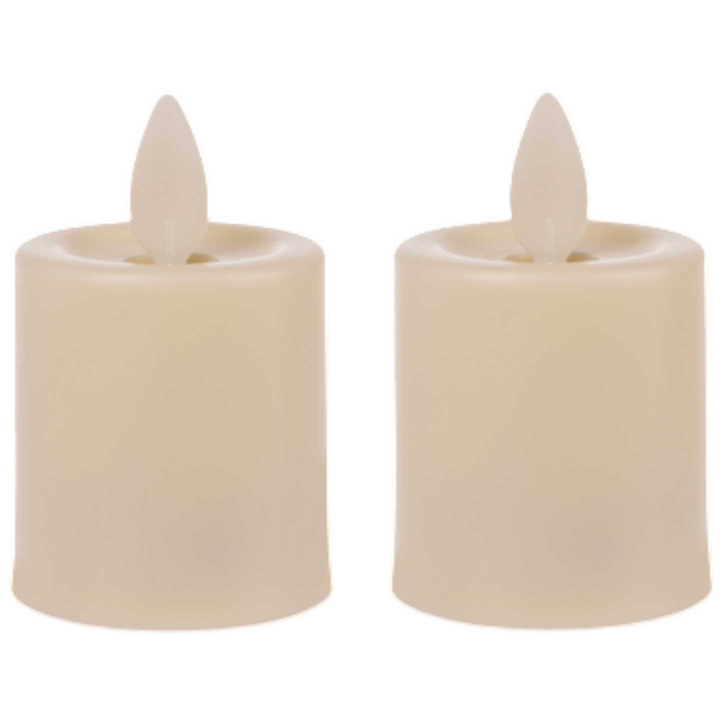 LED Resin Votive Candles with Moving Flickering Flame