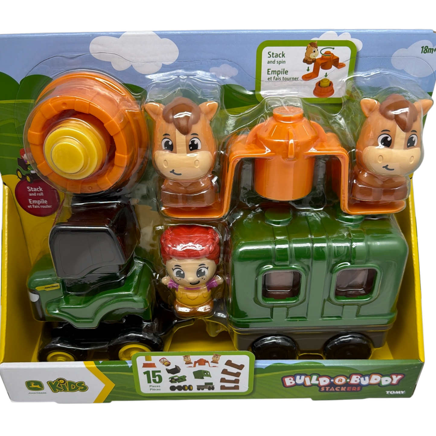John Deere Stackers Horse Set
