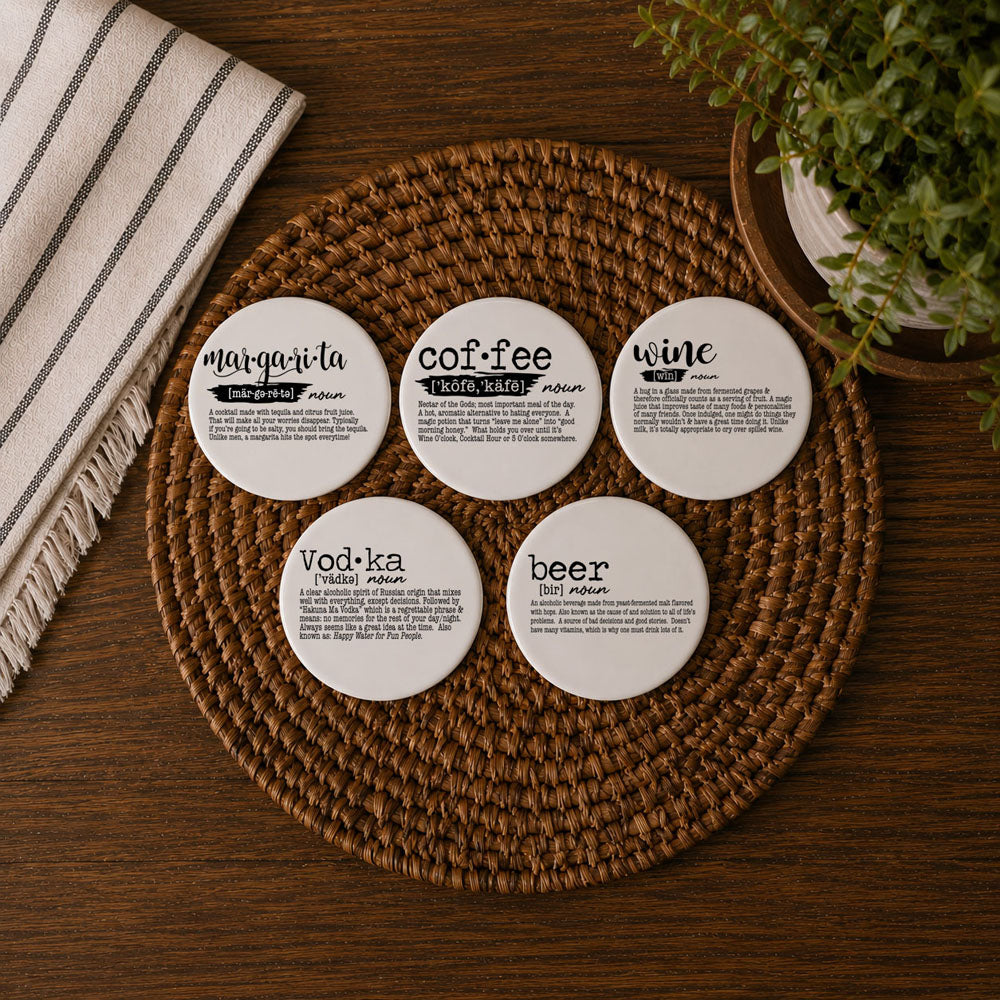 Drink Definition Coasters