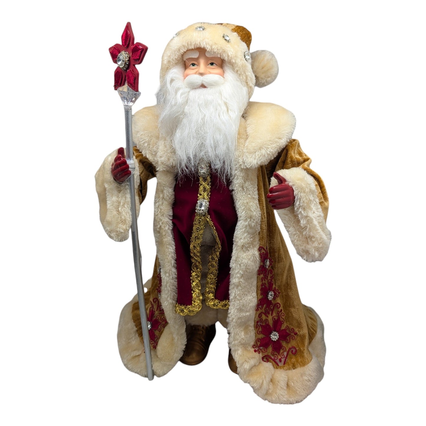 Santa's Sparkle: The Holiday Diamonds Table Piece